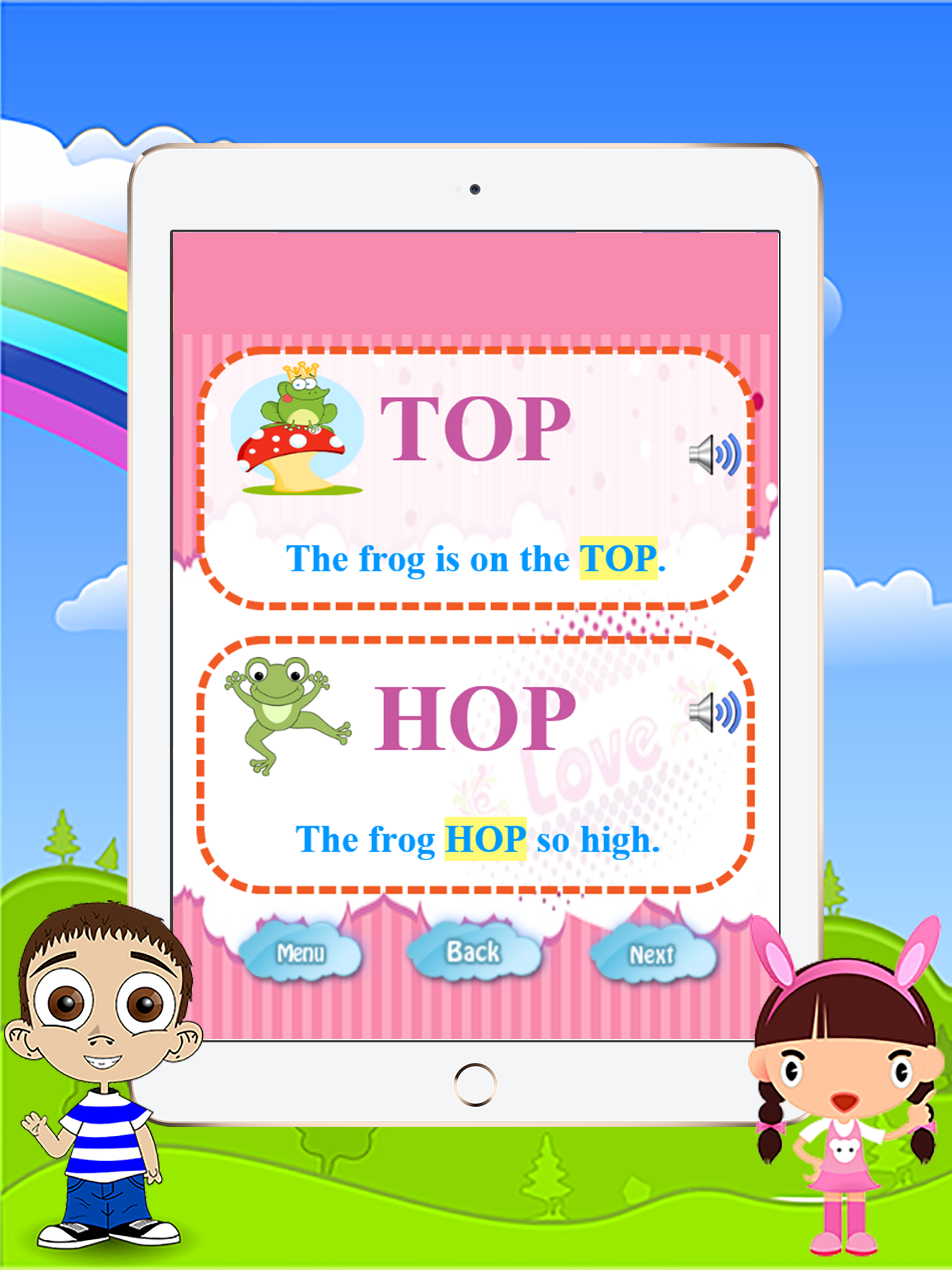 Easy Rhyming Words List for Kids with Examples
