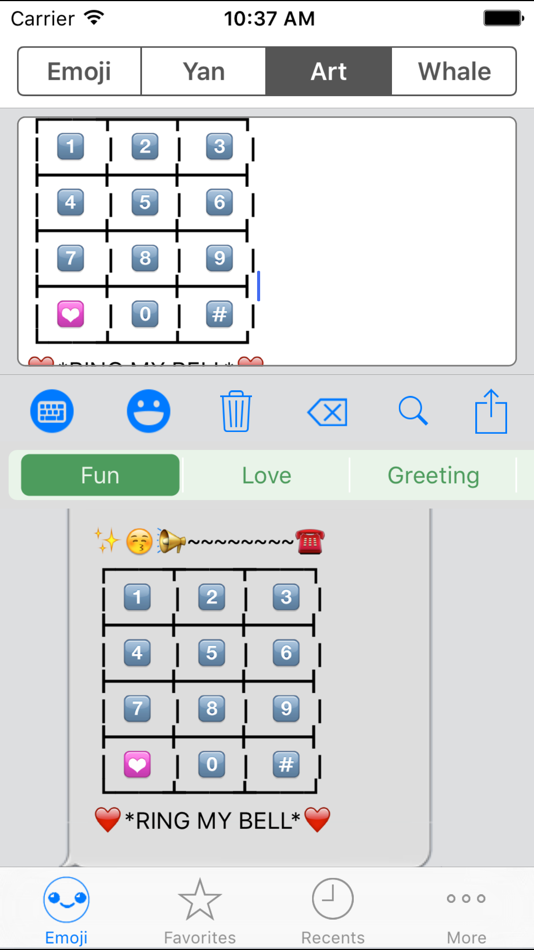 Emoji Keyboard Emoticons Art - 10.01 - (iOS)