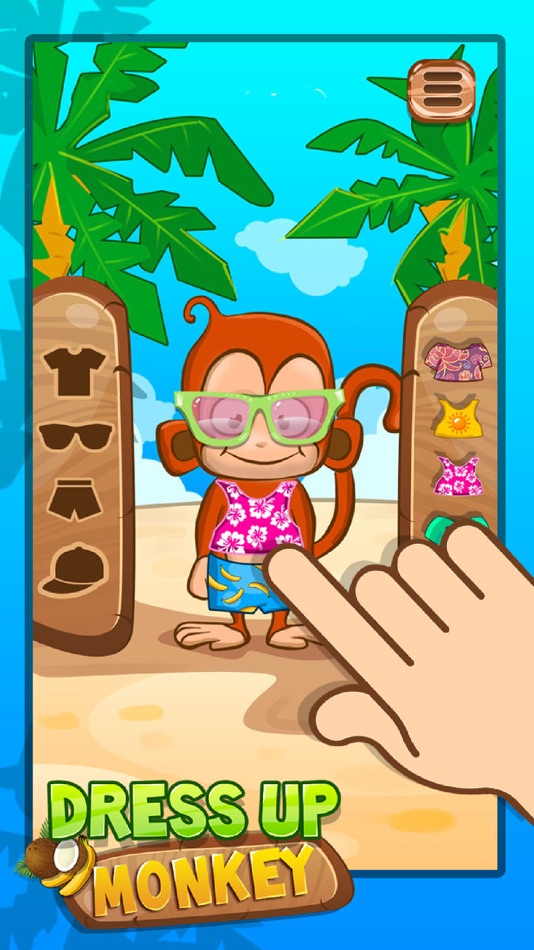 #1. Dress Up Monkey (iOS) 由: Alina Sapolgina