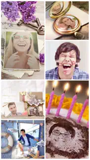 birthday cards free: happy birthday photo frame, gift cards & invitation maker iphone screenshot 2