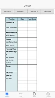 immunization log iphone screenshot 3