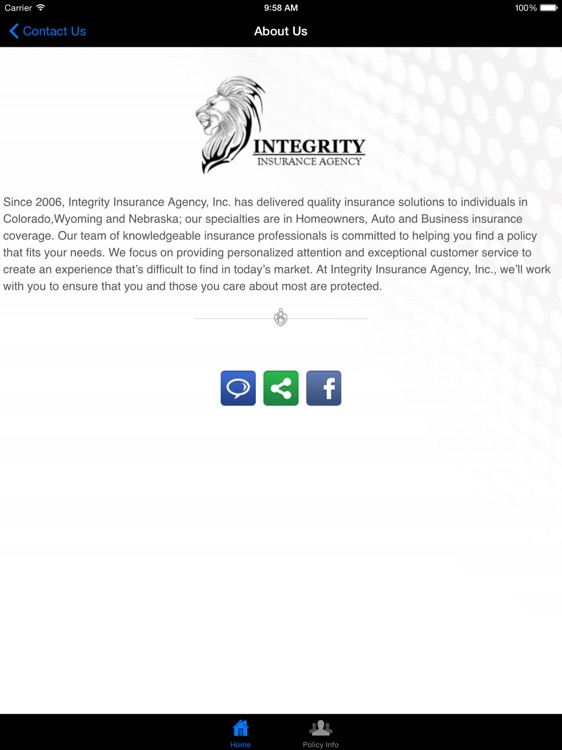 Integrity Insurance Agency HD screenshot-3