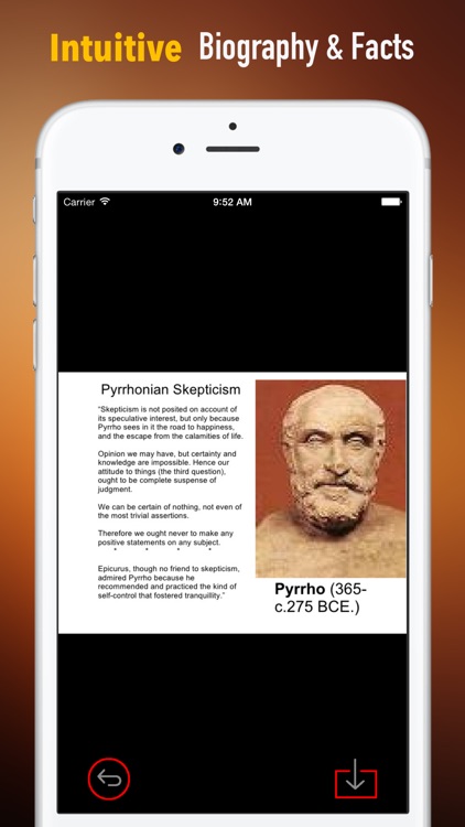 Biography and Quotes for Pyrrho: Life with Documentary