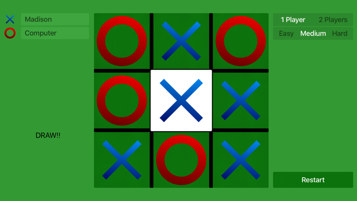 Screenshot #1 pour Tic Tac Toe for TV