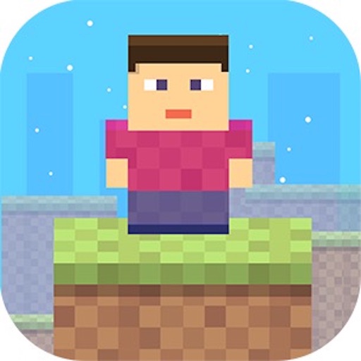 Countryside Man - Blocky Hop and Drop Game Icon