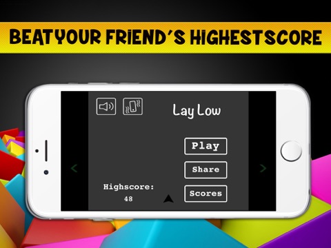 Lay Low for iPad - Avoid the blocks falldown screenshot 4