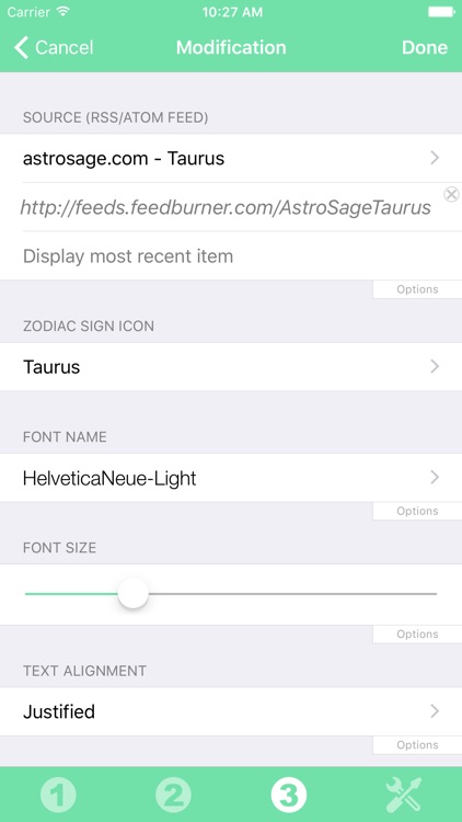 Horoscope Widget