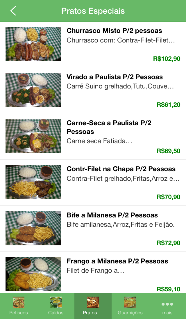 Feijão de Corda Delivery