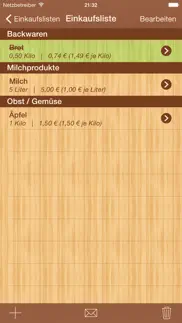 einkaufsliste lite edition iphone bildschirmfoto 1