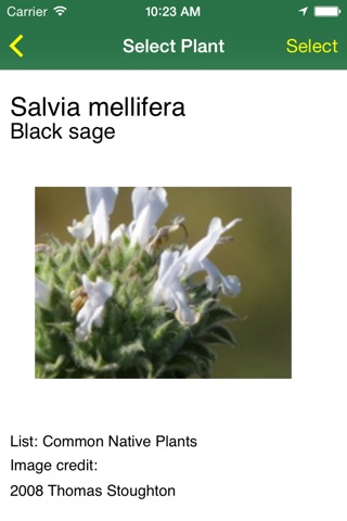 Calflora screenshot 3