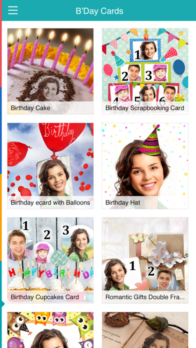 Birthday Cards Free: happy birthday photo frame, gift cards & invitation makerのおすすめ画像3