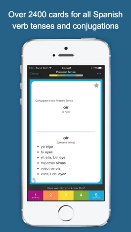 Game screenshot Learn Spanish Verbs mod apk