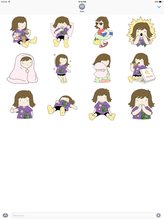 I am Yan Stickers Lite iPad screenshot 1 - Stickers app