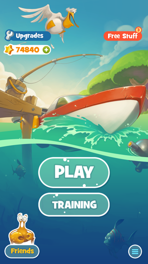 ‎Little Boat River Rush Screenshot