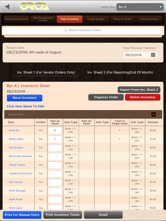Screenshot #6 pour Orca Inventory