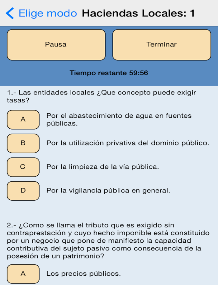 Administración Local Test