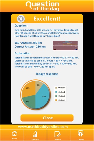 Math Buddy Question of the Day screenshot 3