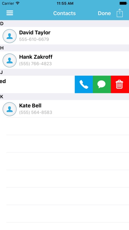 Contacts Backup and Transfer - Sync, Copy and Export Address Book in vcf to Dropbox