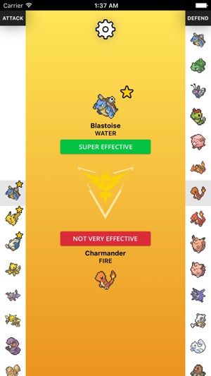 Battle Helper for Pokemon Go - choose th