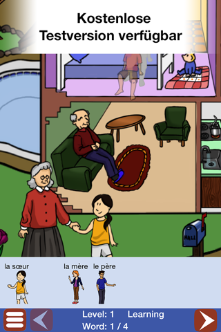 French Touch: a Learning Story Adventure Full screenshot 4