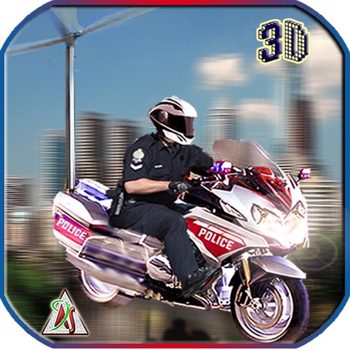Flying Motorcycle – Real Police Pilot Helicopter icon