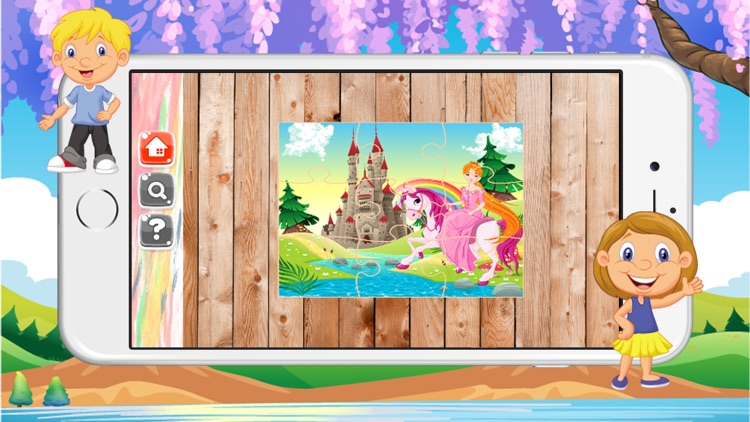 Educational learning (Princess) jigsaw puzzles games for toddler