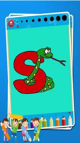 Game screenshot ABC Coloring and Cartoon Animal Alphabet hack