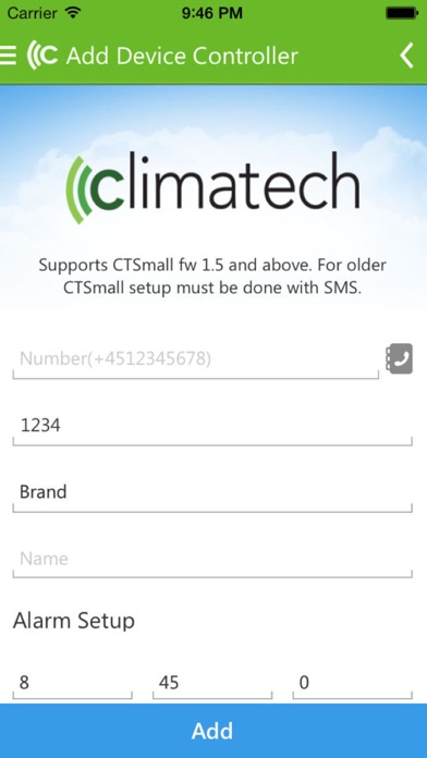 Screenshot #3 pour CTSmall heat pump controller