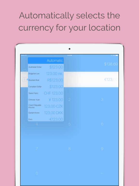 Currency Converter Pro with Geo-based conversion screenshot 2