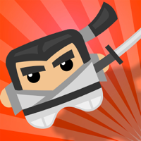 Bouncy Samurai - Tap to Make Him Bounce Fight Time and Dont Touch the Ninja Shadow Spikes