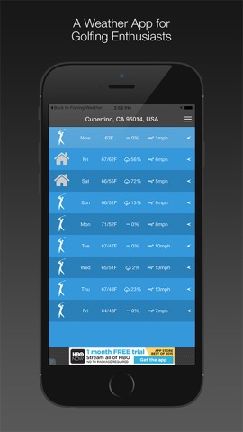 Golfing Weatherのおすすめ画像1