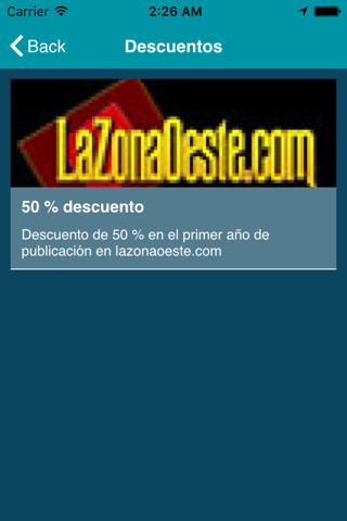 Cuponera screenshot 2