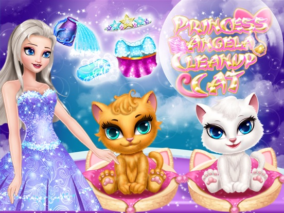 Screenshot #5 pour Princesse Angela Nettoyer Chat