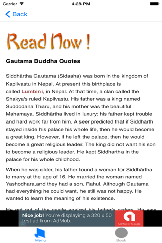 Gautama Buddha Quotes & Buddhism in pdf ebook, Buddha Pictures & Wallpapers screenshot 3