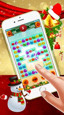 Game screenshot Cute Pet Jelly Candy Blitz : - A match 3 puzzles for Christmas season apk