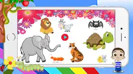 Game screenshot Learning Name of Animal In English Language Games For Kids or 3,4,5,6 to 7 Years Olds mod apk