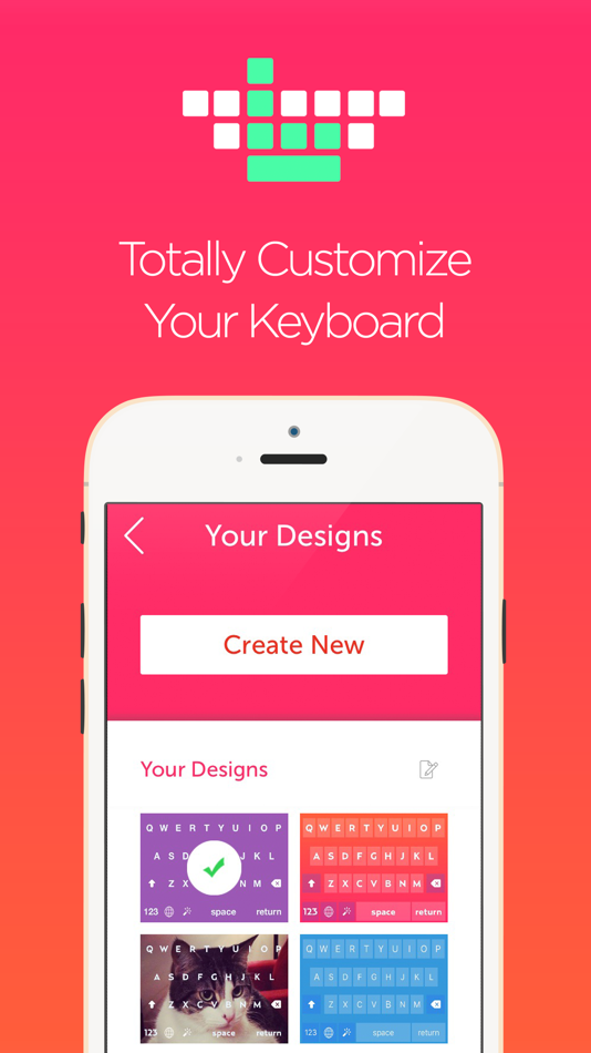 #1. Keyboard Maker by Better Keyboards - Free Custom Designed Key.board Themes (iOS) Podle: Daneco Ltd.