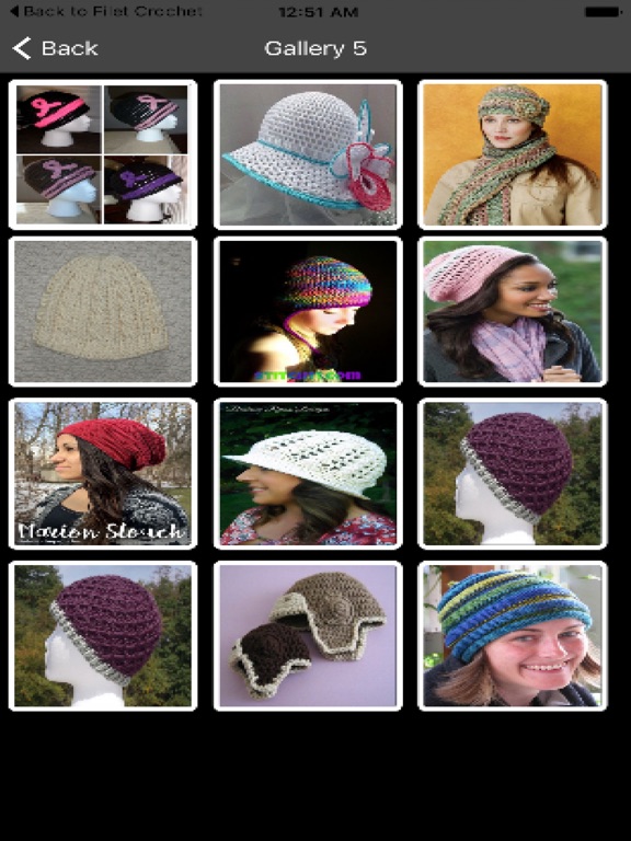 Screenshot #4 pour Free Crochet Hat Patterns