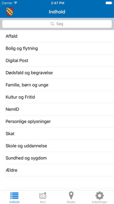 BorgerApp app screenshot