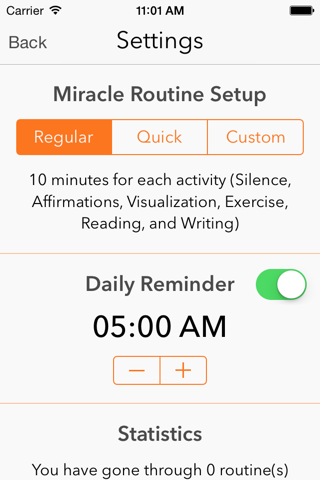 Miracle Routine screenshot 2
