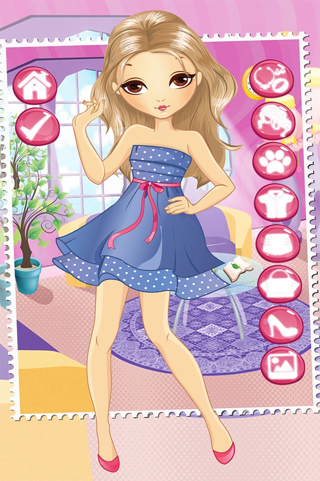 Dress Up Games for Girls & Kids Free - Fun Beauty Salon with fashion makeover make up wedding And princess . screenshot 2