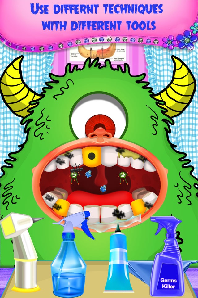 Monster Dentist Doctor - Free Fun Dental Hospital Games screenshot 4