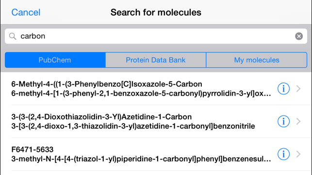 ‎3D Molecules Edit & Test Screenshot