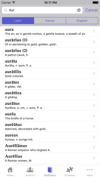 Screenshot #2 pour SPQR Latin Dictionary and Reader