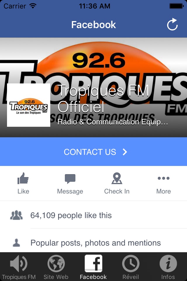 Tropiques FM Officiel screenshot 2
