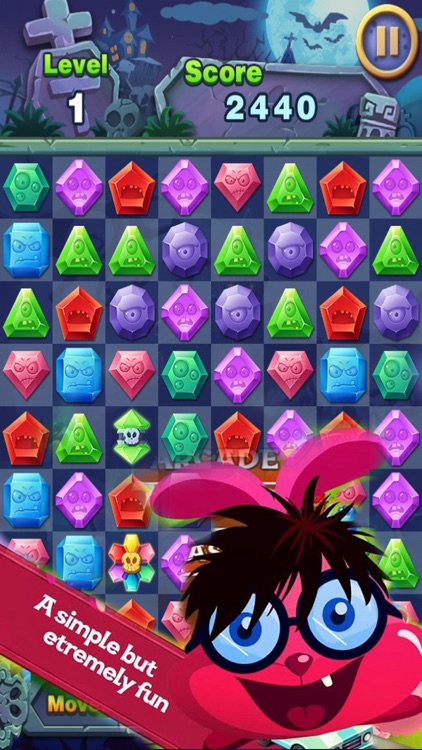 Ghost Jewel Quest - Match3