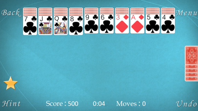 Screenshot #1 pour Spider Solitaire ~ le meilleur jeu de cartes