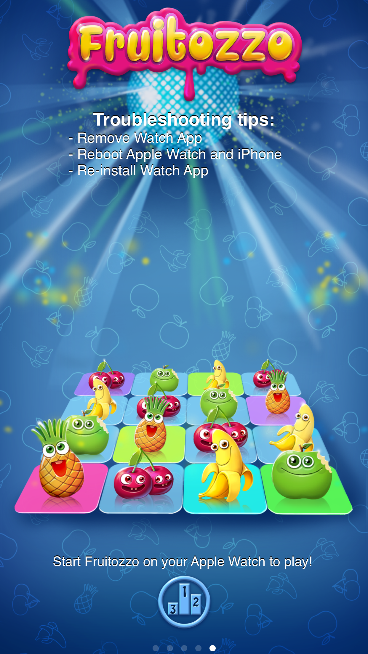 Fruitozzo: Fruits Sudoku Game for Apple Watch