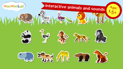 Screenshot #1 pour Les Animaux du Zoo et les Animaux Sauvages de la Savane- Activités, Puzzles, Dessins, Jeux pour Enfant