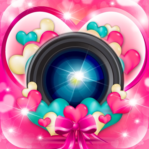 Valentine’s Day Sticker Photo Booth Editor Effect  Camera icon